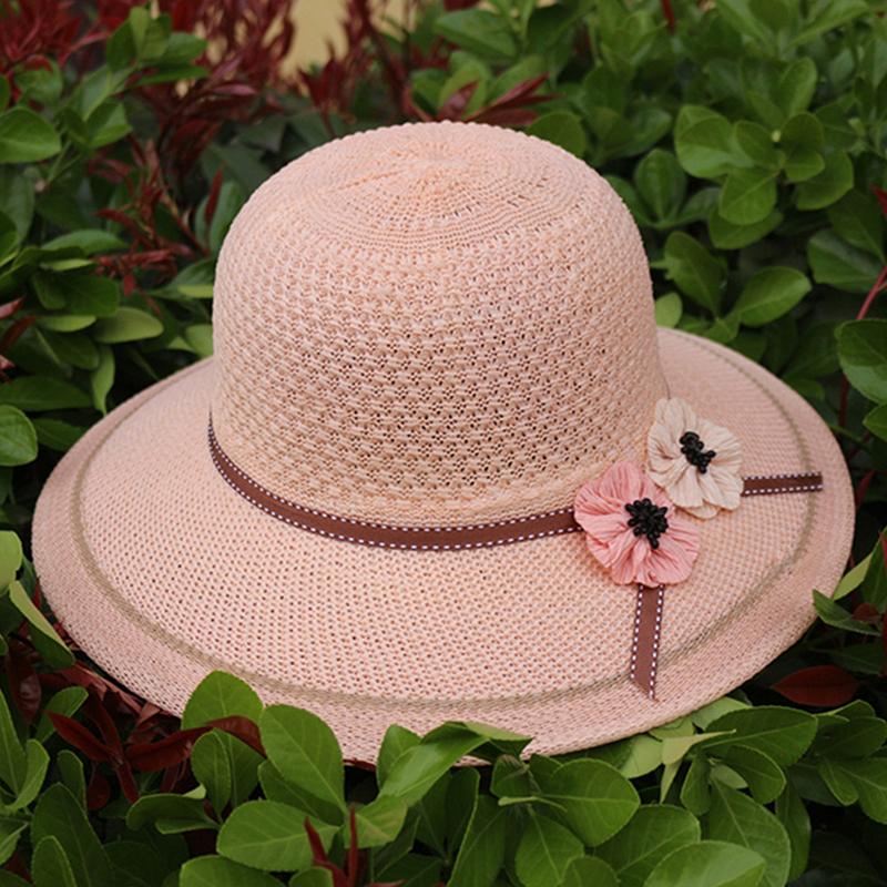 Elegant Sunscreen Straw Hat With Large Eaves, Breathable Sunshade Hat, Able And Lightweight Beach Hat