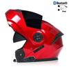 Bluetooth Men's Motorcycle Helmets Full Face Casco for Motorcycles Man Motocross Kask Flip up Casque De Moto  DOT Certified BLD