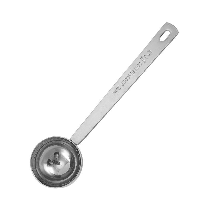 Stainless Steel Long Handle Measuring Spoons, 15ml & 30ml, for Coffee or Seasoning