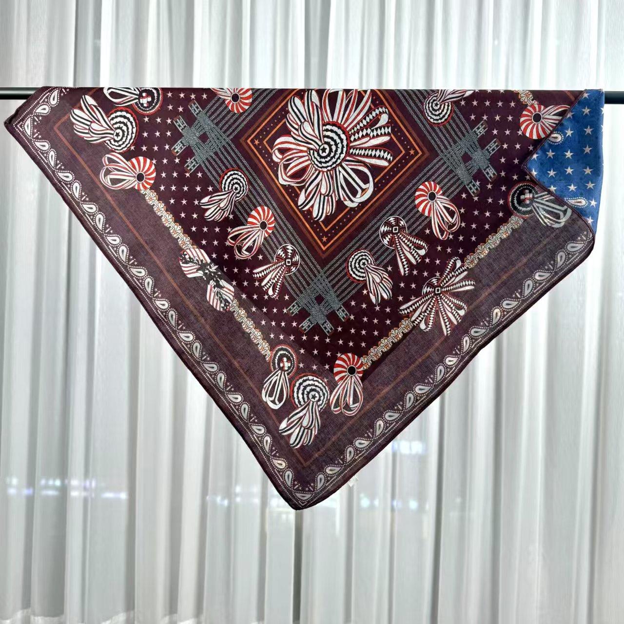 

68x68 см цветочный бархатный шарф для женщин легкие квадратные шарфы элегантный весенне-летний модный платок шейный платок роскошь