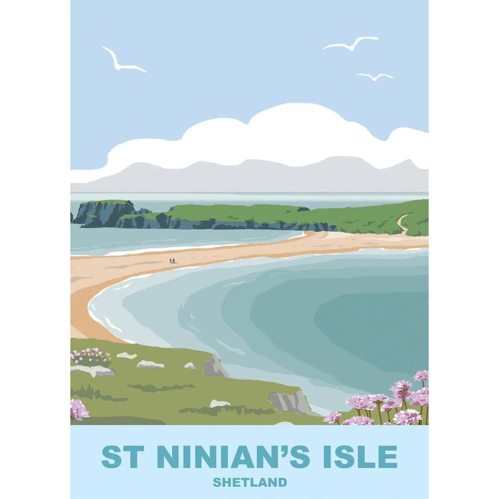 Scotland Travel Poster St Ninian's Isle Edinburgh Cape Wrath Scotland Prints Canvas Painting Wall Picture Home Living Room Decor