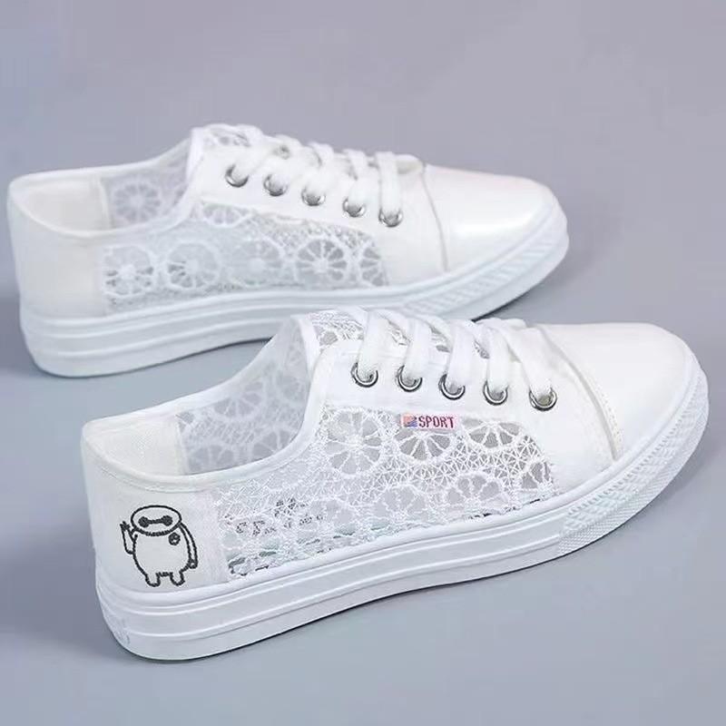 A pair of mesh shoes, women s Korean version of Xiaobai shoes, new mesh sneakers, women s breathable and versatile casual shoes 36 белый