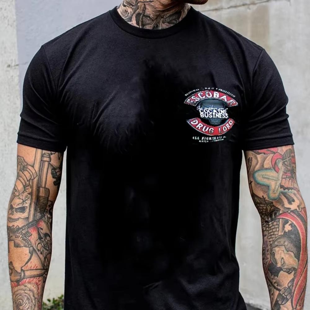 2024 Herren Sommer 3D Muster Bedrucktes Grafik Hipster High Street High-End T-Shirt Mann Kurzarm Mode Fallow Stil Custom