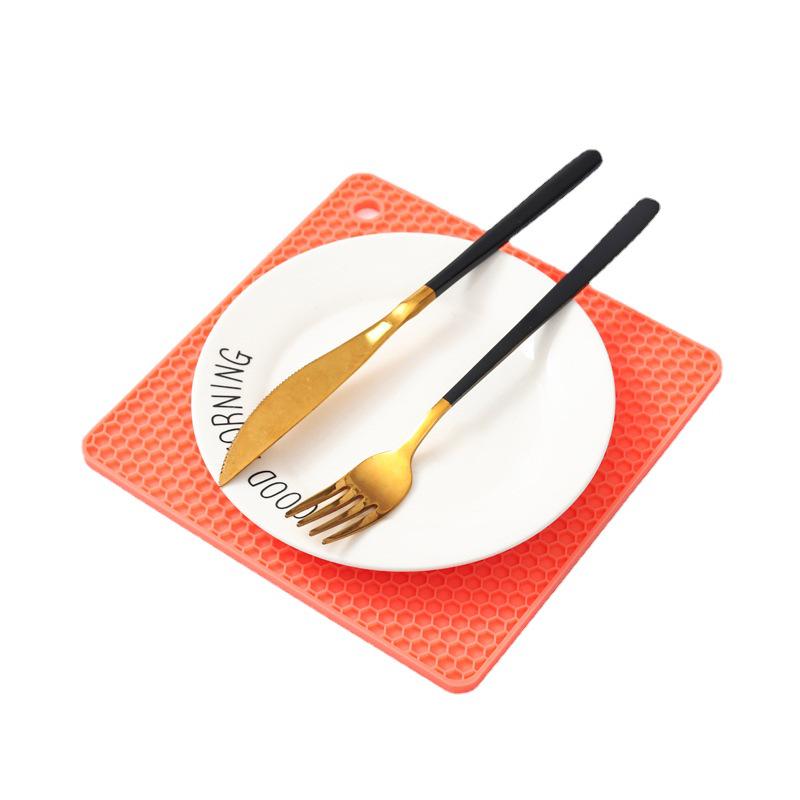 Food-Grade Silicone Honeycomb Heat-Resistant Placemat Coaster