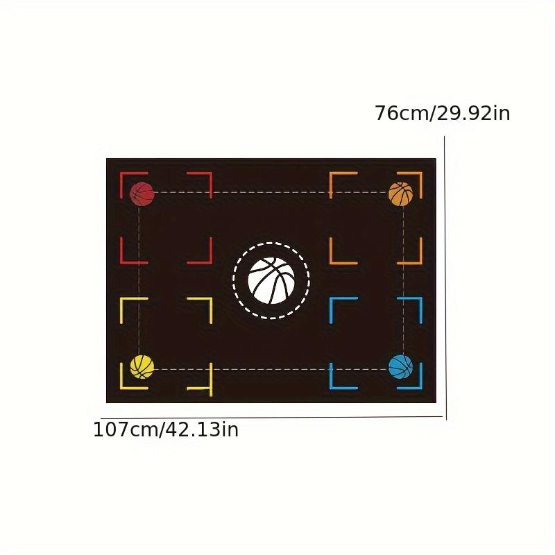 Basketball Training Mat Durable Non Slip Foldable Adults Dribble Training Mat Basketball Training Indoor Ourdoor Equipment