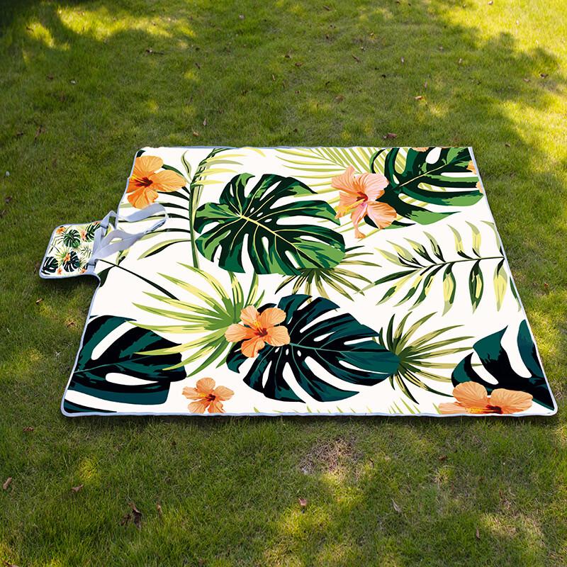 

Botanical Print Portable Outdoor Picnic Mat