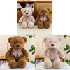 Stofftier Teddybär mit Fliege für Kinder und Sammler
