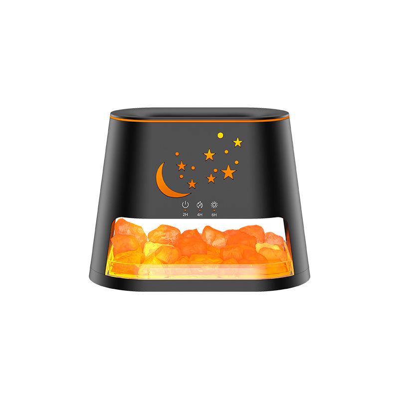 

USB Salt Stone Light & Colorful Flame Fragrance Diffuser Plug-in Version with 6/2000 mAh