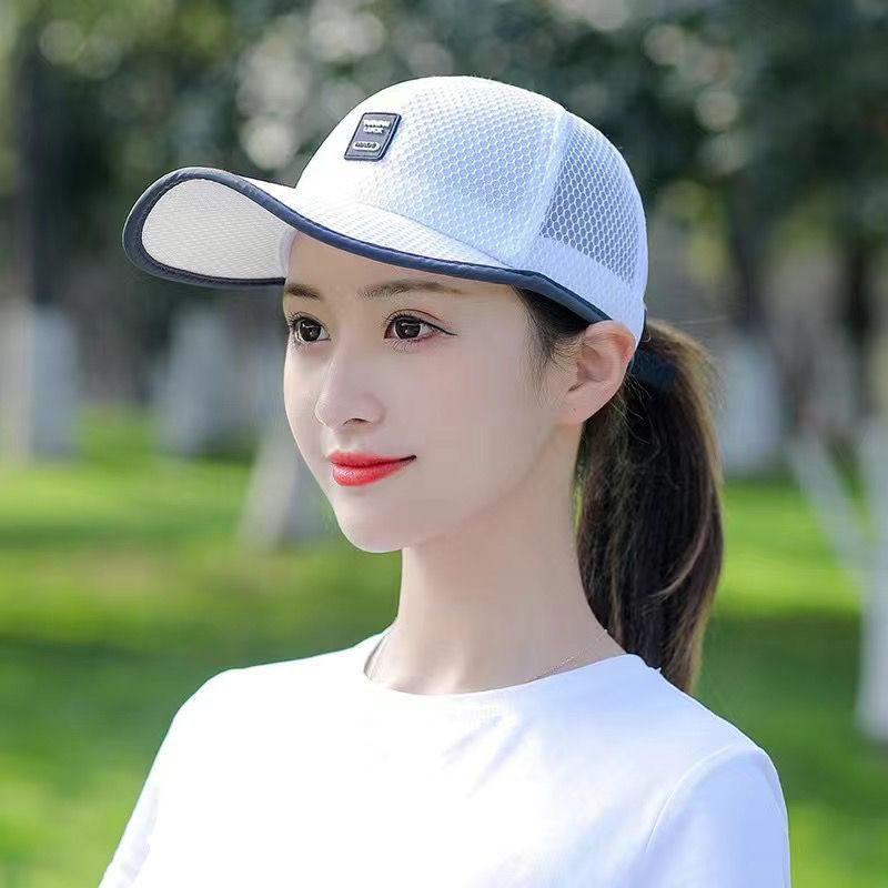 Ladies' Summer Breathable Mesh Duckbill Cap Fashionable and Casual Versatile Baseball Cap Men's Sunshade Mesh Cap