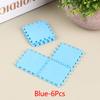 6Pcs 1:12 Dollhouse Miniature Rug Carpet Multicolor Mat Model Furniture Decortoy