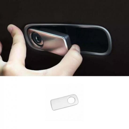 Handle Panel Trim Co-Pilot Storage Box Silver Titanium -22 For Benz GLE GLS