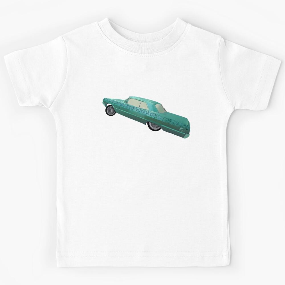 Teal Green 1964 Ford Impala Kids T-Shirt 150