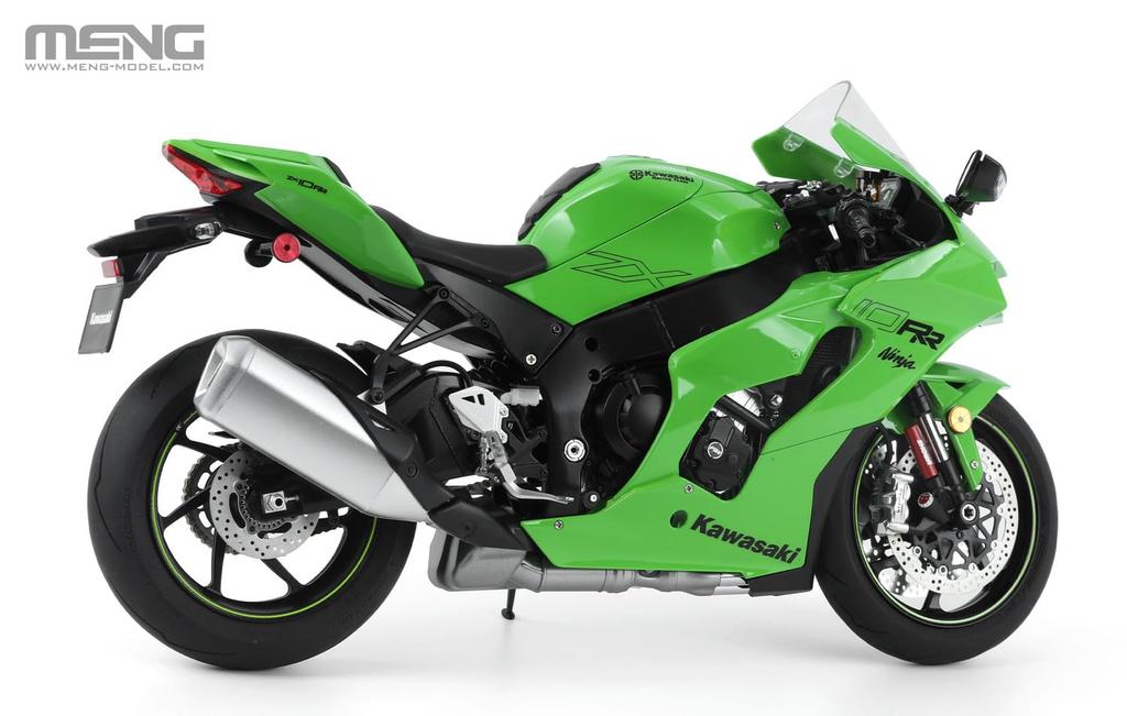 GSI Creos Monmodel Kawasaki Ninja Molded Plastic Model 1/9 ZX-10RR (Multicolor Version) MMT-008S (Motorcycle)