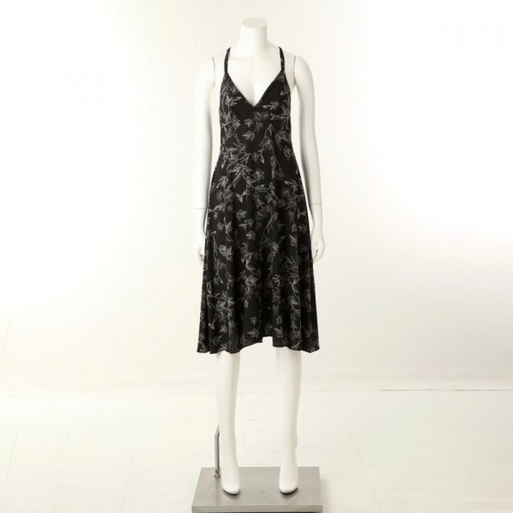 Venus 25aw Linedrawing Flower Pattern Long Gown Set Ogn5955ofs5955 