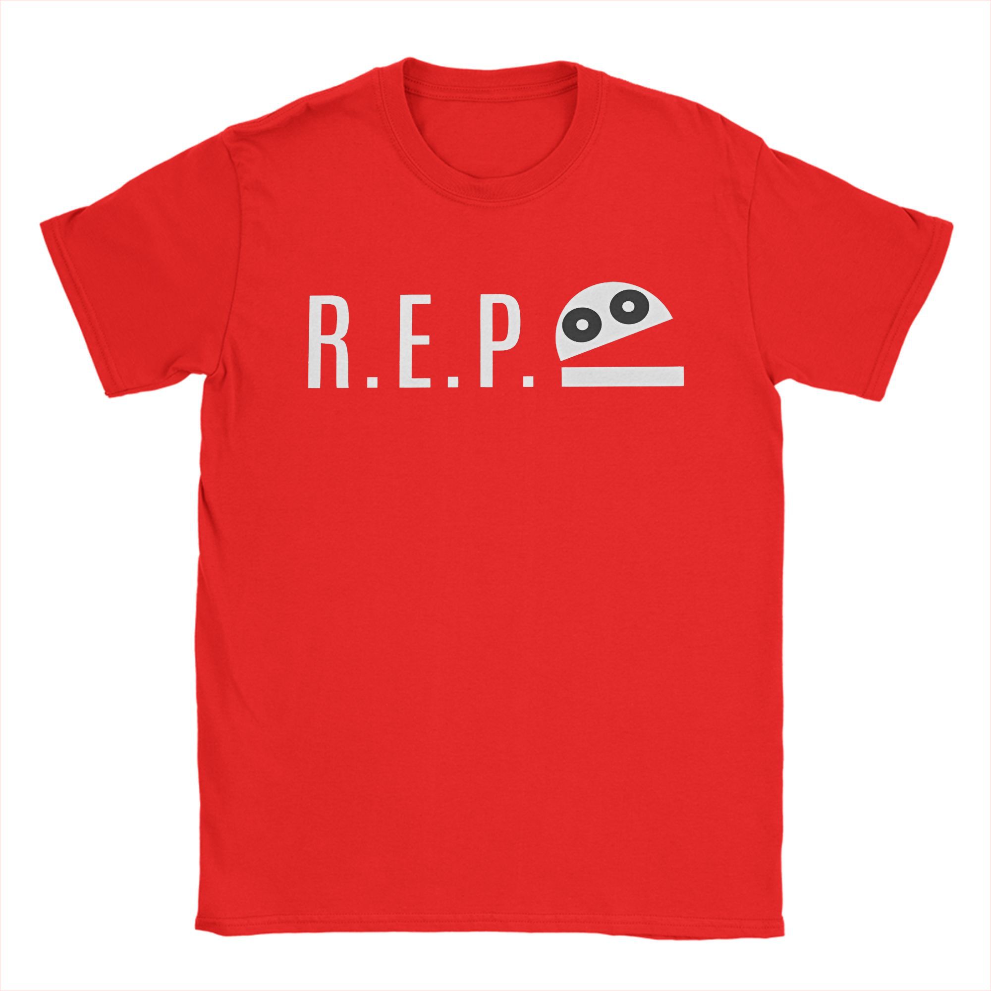 

R.E.P.O King of The Losers T Shirt Men Cotton Vintage T-Shirt Round Neck Hot Game Repo Robot Tees Short Sleeve merchandise Party M