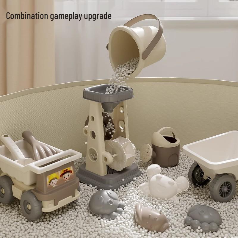 Children's Cassia Seed Sandbox Set - Indoor Play Sand, Shovel, & Digging Tools