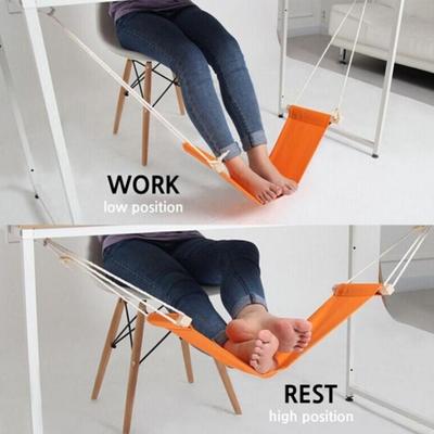 Creative Pastoral Resting Hammock Polyester Cotton Cloth Adjustable Foot Hammock Comfortable Lazy Artifact