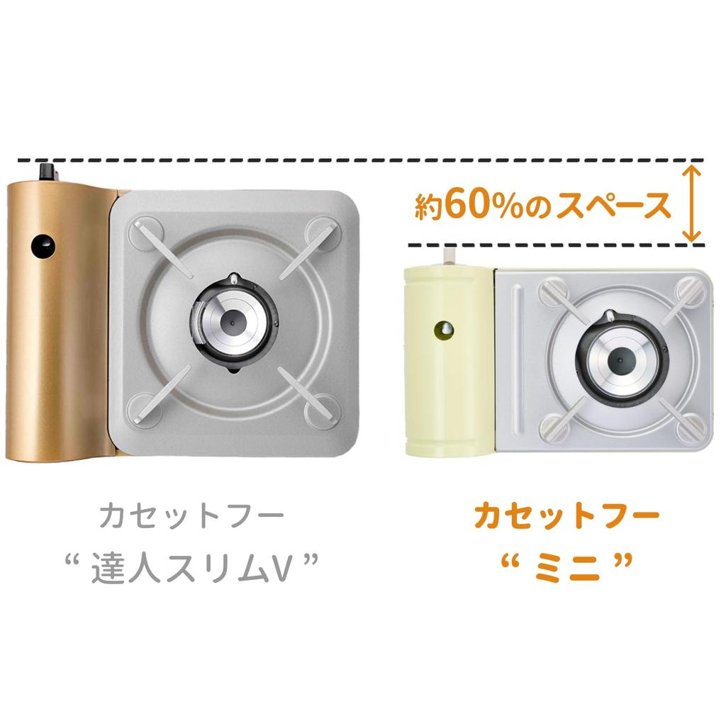 Iwatani Cassette Fuel Mini CB-JRC-MN-Y Yellow, Made in Japan