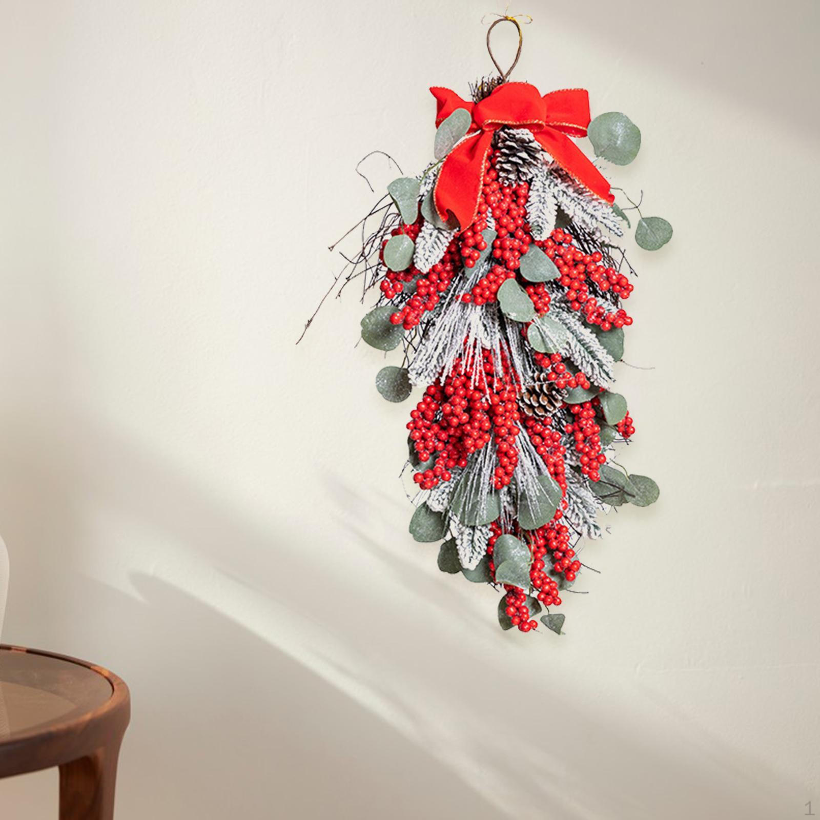 

Christmas Wreath Front Door for Fireplace Dining Room Hotel