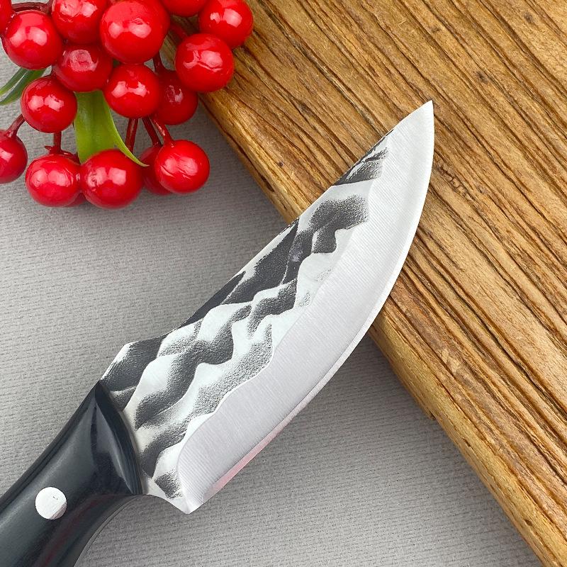 Ruční kování Sekáček na maso Krájecí nůž Kuchyňský kuchař Nože Vykosťovací nůž Kráječ zeleniny