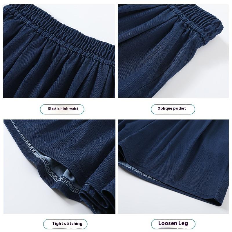 Women's Summer High Waist Slimming Shorts Loose Casual Pants