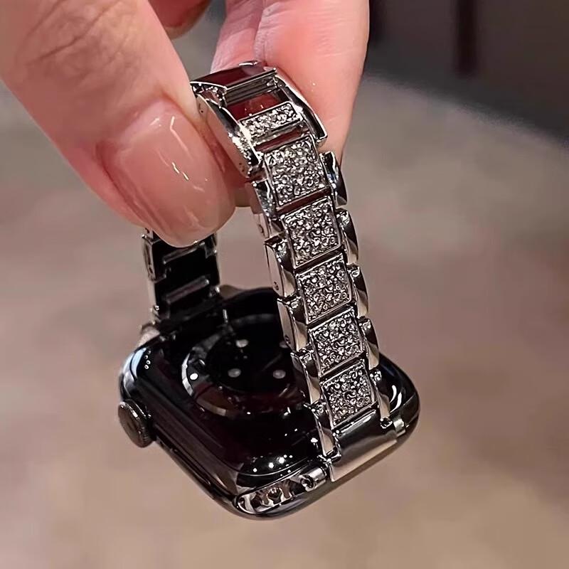 CHENSONG Metal Full Diamond Strap for Xiaomi Smart Band & Redmi Watch