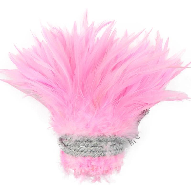 1 Roll Natural Pheasant Feathers for Crafts Jewelry Needlework Decoration Fly Tying Materials Chicken DIY Handicraft Accessories