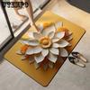 3D Flower Carpet Bathroom Anti Slip and Absorbent Foot Pad Household Dirt Resistant and Wear-resistant Carpet
