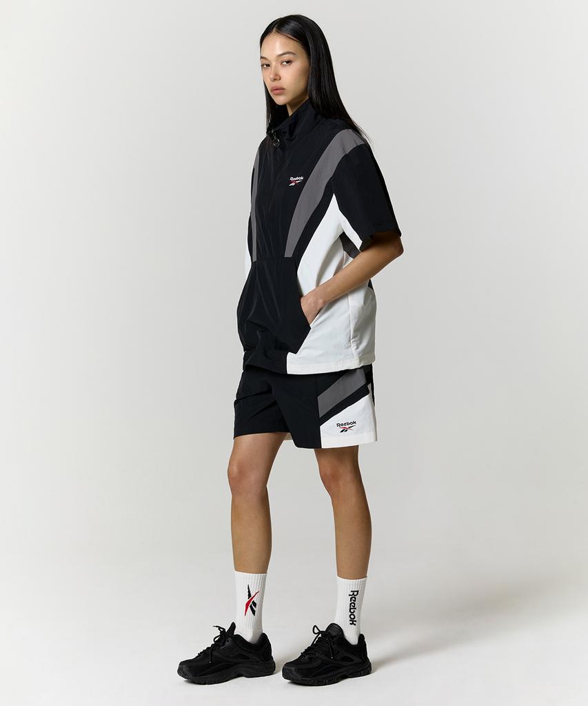Reebok Dna Short Sleeve Anorak - Black