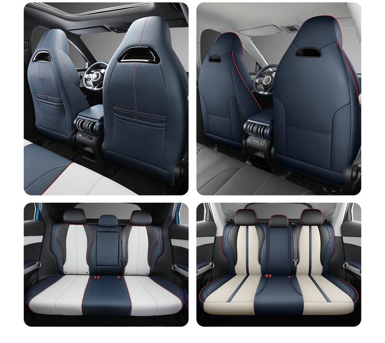 BYD PLUS 5-Seat Full Leather Car Seat Cushion for All Seasons