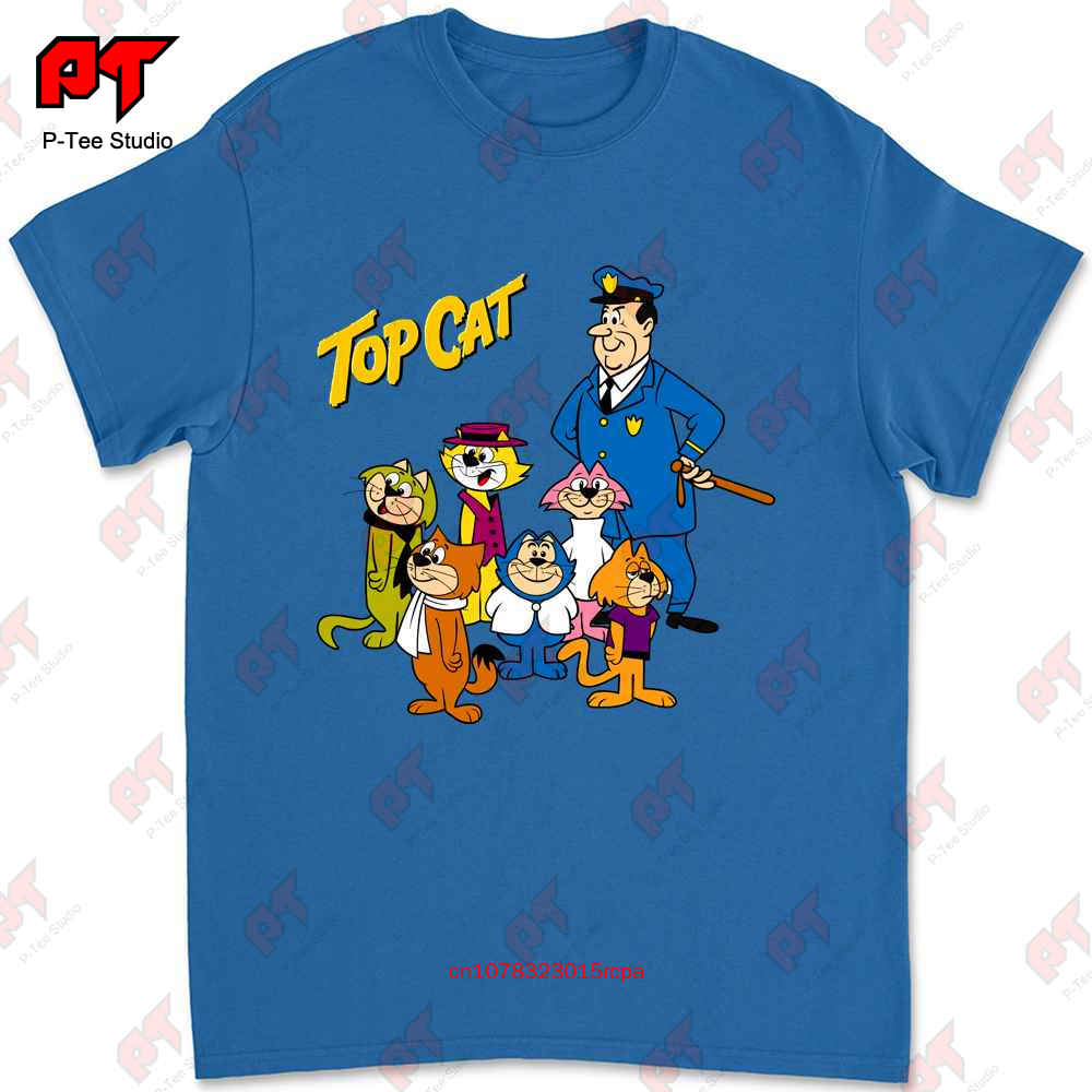 Tributo Cat Hanna Barbera-Cartone Anni 80-Cult T-shirt T6Z0