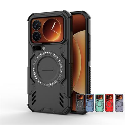 Para Xiaomi 17 Pro Funda Xiaomi 17 Pro Max Antigolpes Armadura Adsorción Magnética Carga Inalámbrica Tapa Trasera Para Xiaomi 17 Pro Funda