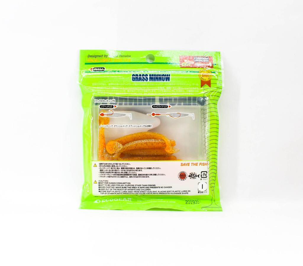 Ecogear Soft Lure Grass Minnow M 2-1/2 Inch 10 piece per pack 553 (5953)