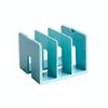 Expandable Bookend Transparent Book Holder SpaceSaving Desk Shelf for Students, Educators, School,