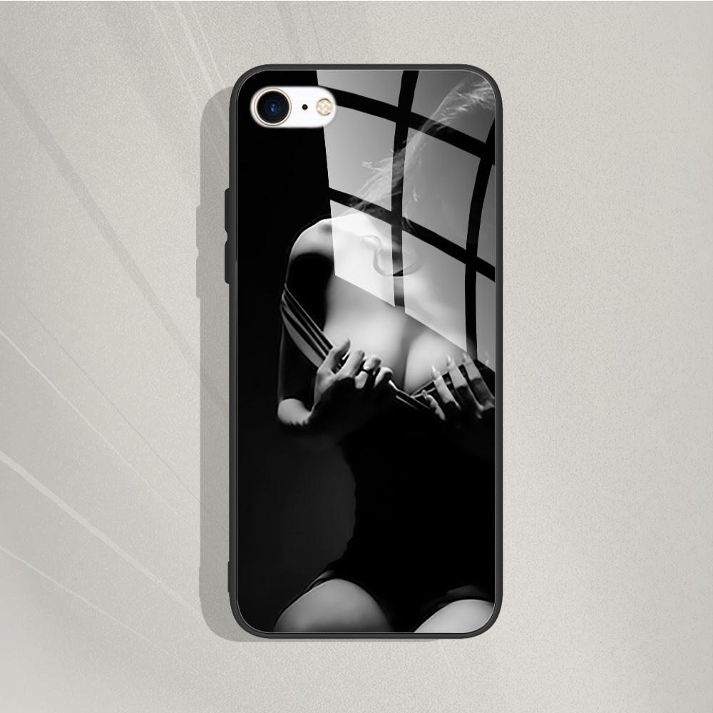 Phone Case For iPhone 7 8 SE 2020 Tempered Glass Case For iPhone7 8 SE2020 se 2020 se2020 A1778 A1660 A1779 Protective Cover Bag
