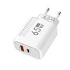 USB PD Charger 65W GaN Charger Type C Fast Charging Charger Adapter EU/US Plug Wall Adapter For 16 Samsung Huawei