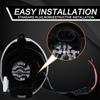 2PCS Foglight Cover For BMW E46 M3 2001- 2006 LED Fog Lamp Headlight Front Bumper Foglight Cover Dual Holes