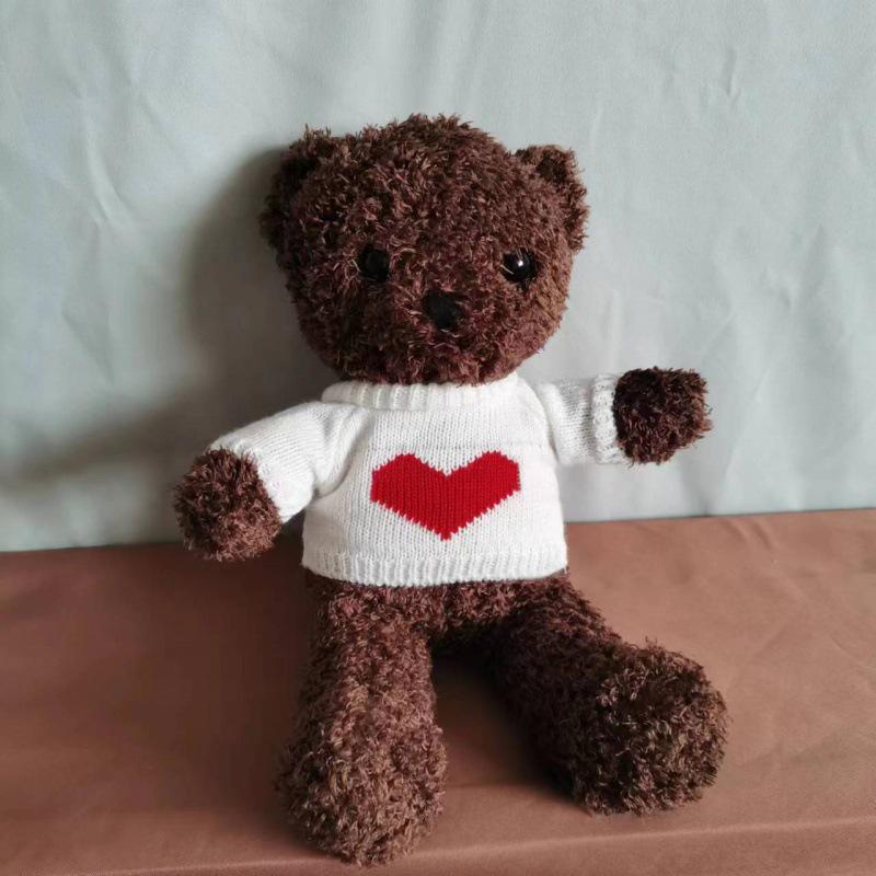 Cute Plush Panda Teddy Bear Doll In Clothes - Small Children's Gift Toy