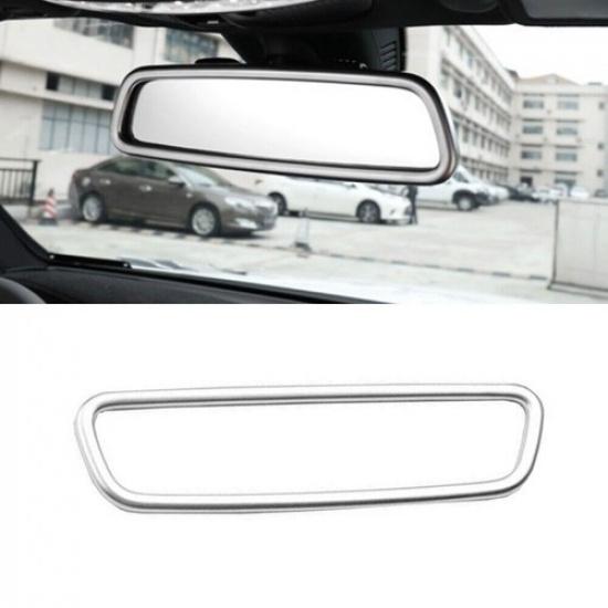 For Mercedes-Benz GLC 2016- Matte Silver Interior Rearview Mirror Decor Trim