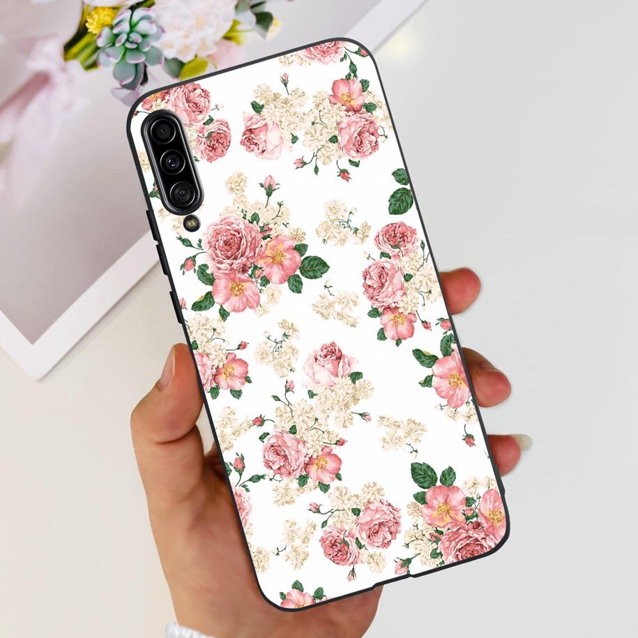 For Samsung Galaxy A90 5G Case Popular Flower Soft Silicon Phone Cover For Samsung A90 5G Fundas A 90 SM-A908N Shockproof Bumper