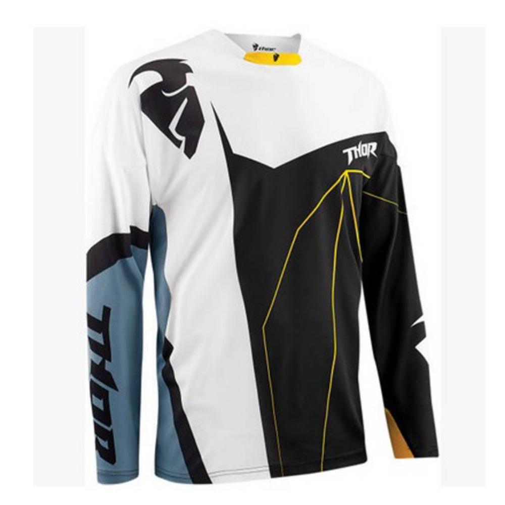 Heißer Verkauf Neuer Thor Team Schnelltrocknendes Atmungsaktives Downhill-Anzug Sommer Mountainbike Langarm-T-Shirt Motorradanzug