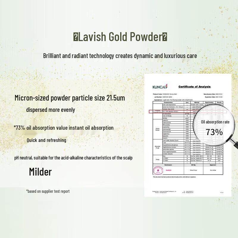 ShuLei Sparkling Gold Anti-Dandruff Shampoo Gift Set