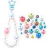 10-100pcs/lot 6-30mm Colorful Round Wooden Beads Loose Spacer Ball Wood Beads For DIY Phone Chains Bracelet Jewelry Accessories