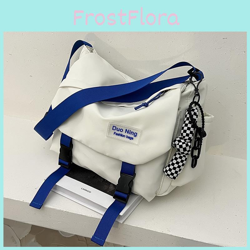 Urban Streetwear Messenger Bag For Women With Large Capacity And Nylon Material