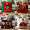 Home Alone Movie Christmas Cushion Cover Pattern Printed Pillowcase For Living Room Sofa Cushion Cover & Bedroom Decor