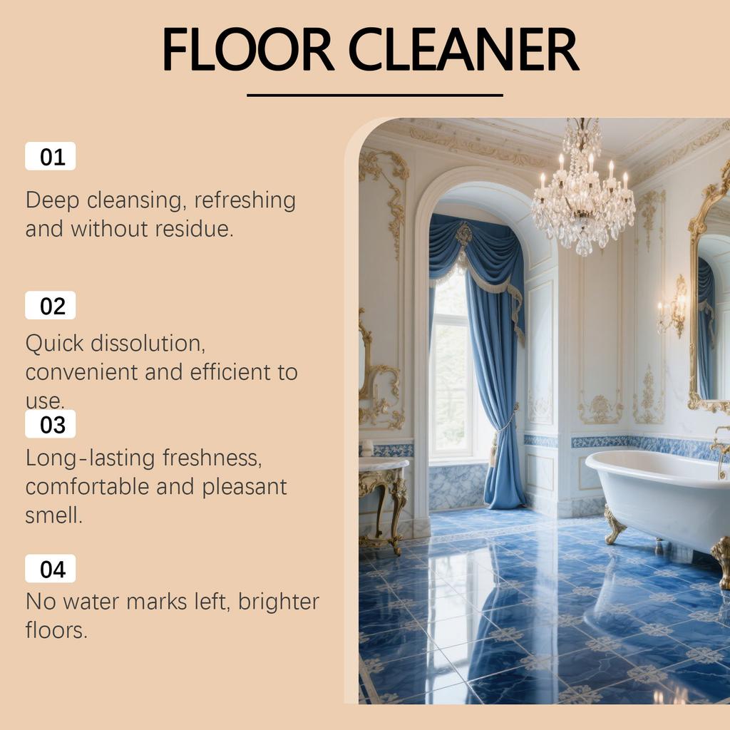 Multi-Functional Floor Cleaning Strips Daily Dirt Stain Removal Polish Shine Home Use 30Pcs