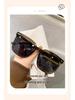 Women's Retro Square Polarized Sunglasses, Anti-UV, Large Frame for Fashion and Driving