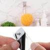 Stainless No Punching Adhesive Wall Hook Hanger Storage Bathroom  Accessories Towel Holder