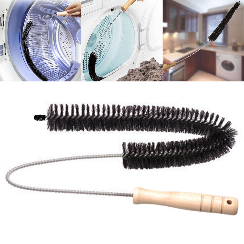 27 Inch Refrigerator Coil Brush Long Handle Flexible Dryer Duct Cleaning Brush Radiator Cleaning Brush for Laundry Room