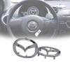 M6 M3 Mazda Center Badge Adhesive Car Interior Exterior Enhancements Vehicle